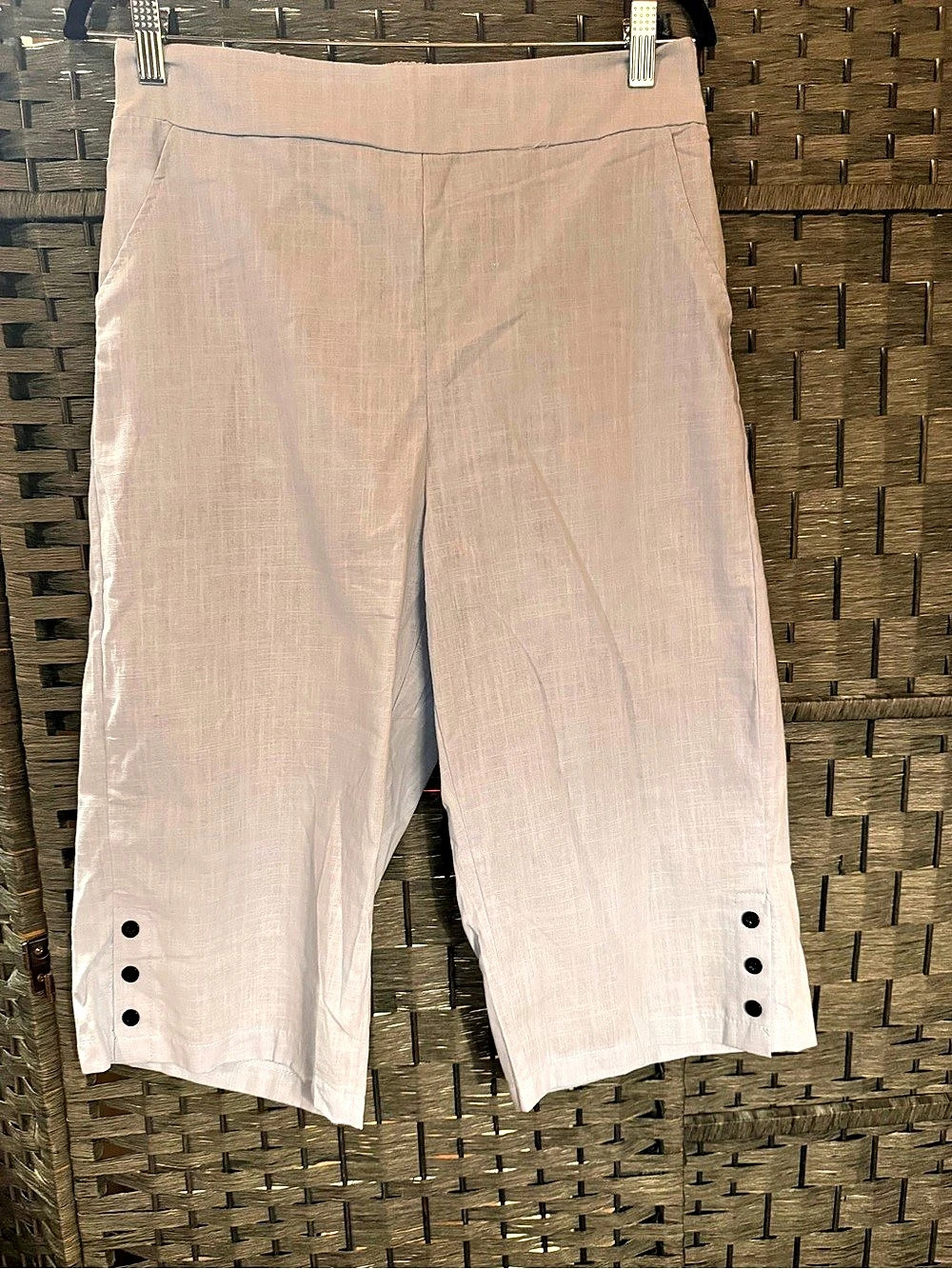 Wide Leg Pants in Pink Size Large Like New